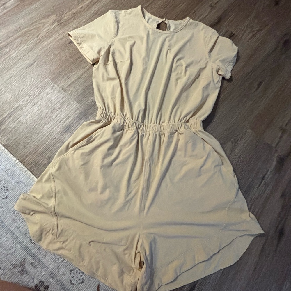 lululemon open back romper